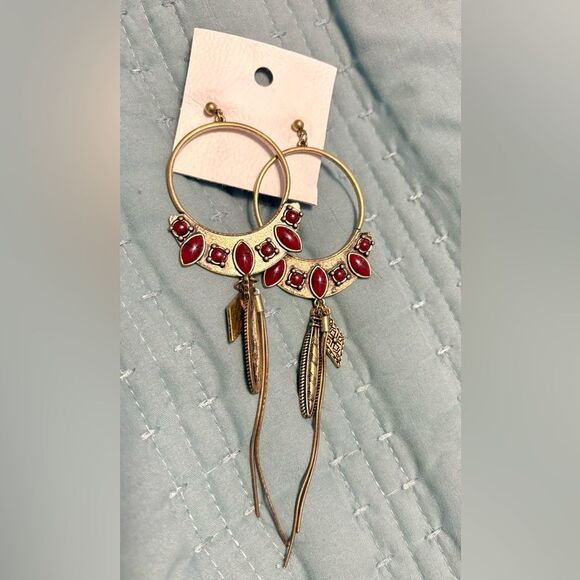 Free People Winona Hoops By - Pierre De Lune Dorée - Picture 5 of 5